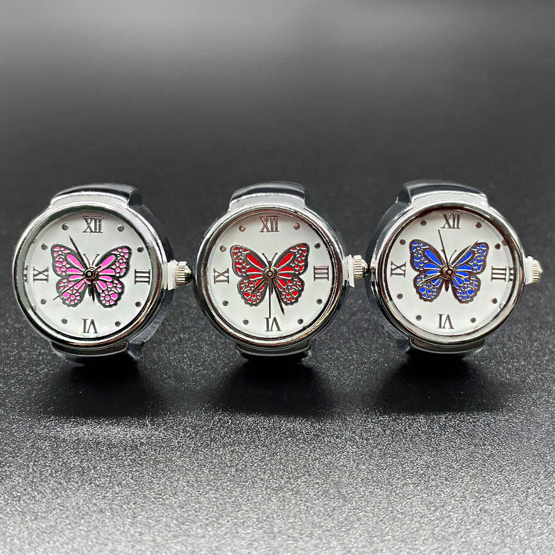 Reloj De Anillos De Mariposa De Acero Inoxidable al por mayor